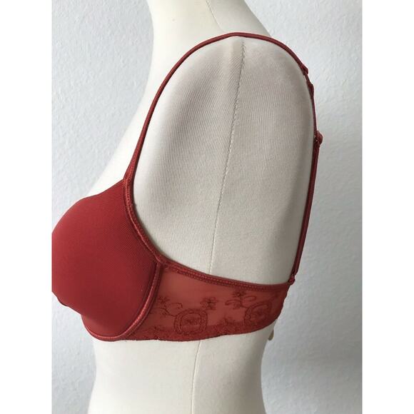 Belabumbum Lingerie Lace Pleated Padded Underwire Bra FLAW SAMPLE - Picture 7 of 10